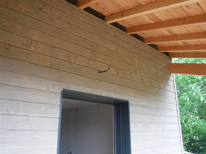 Extension sur dalle bois à Germond-Rouvre (79)